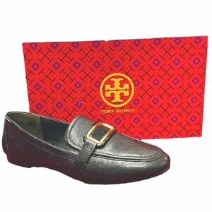 ❤️Tory Burch Georgia Leather Loafers-size 8-shoes-chic-business casual-black❤️